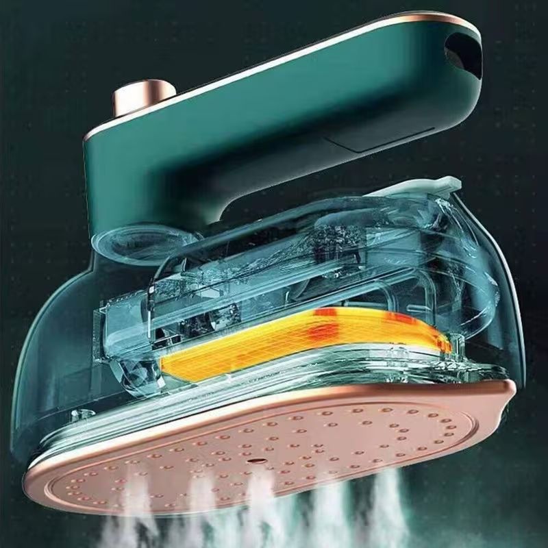 Professional Travel Iron for Clothes, Mini Ironing Machine Handheld Can Be Rotated 180 Degrees, Household Fast Heating Wired Small Electric Iron, Portable Heat Press Clothing Iron Machine