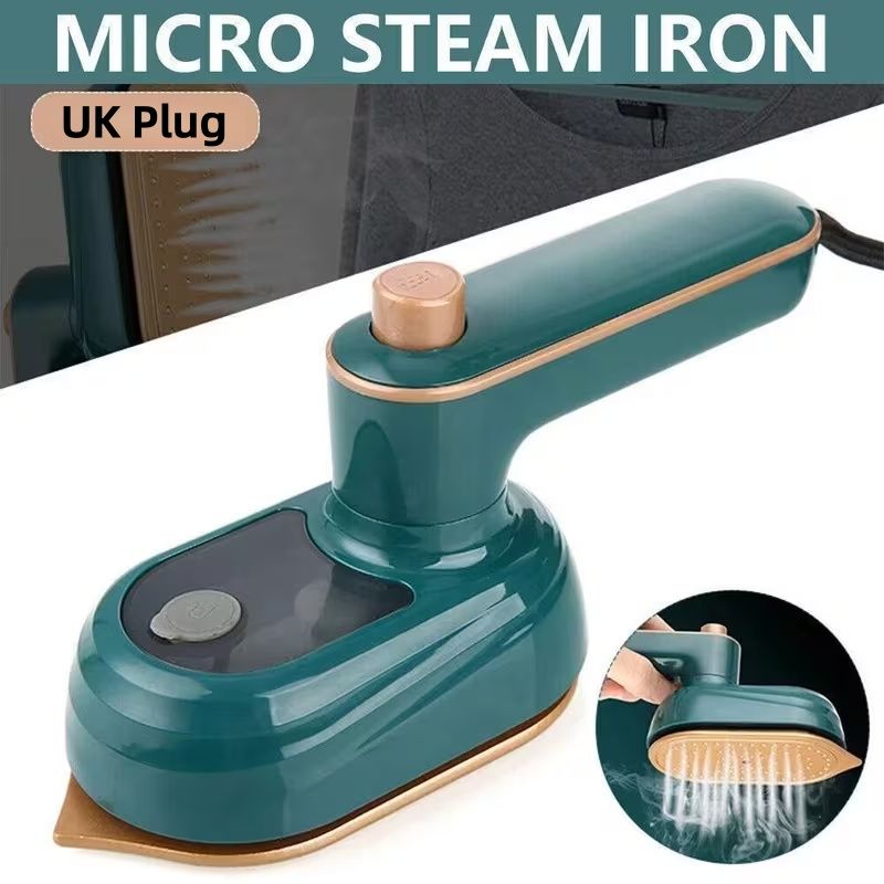 Professional Travel Iron for Clothes, Mini Ironing Machine Handheld Can Be Rotated 180 Degrees, Household Fast Heating Wired Small Electric Iron, Portable Heat Press Clothing Iron Machine