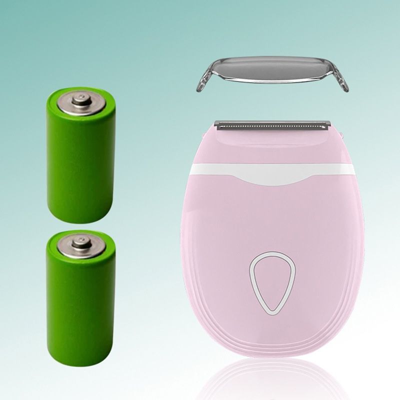 Electric Shaver for Women, Electric Razor for Women, Bikini Legs Underarm Public Hairs Portable Trimmer with Detachable Head, Cordless Wet Dry Use (No Batteries)