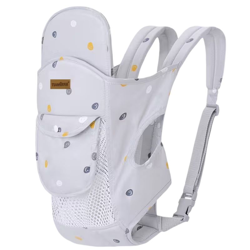 Baby Carrier Front & Back Carrier - Hands-Free with Buckles, Soft Comfortable Carrier Suitable for to, Travel-Friendly for, Shopping, Outings