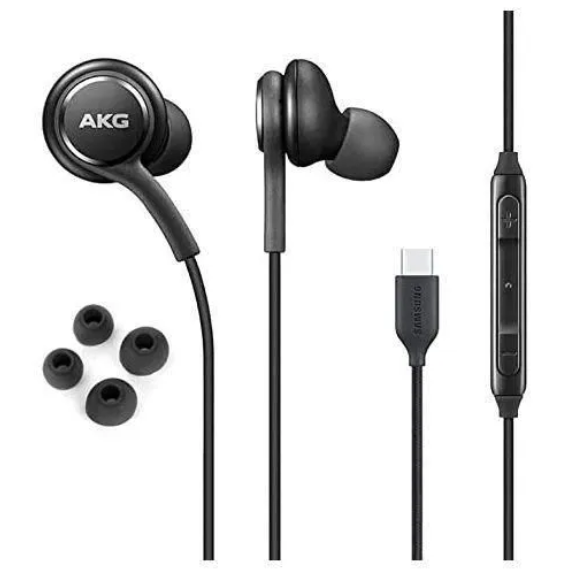 ORIGINAL SAMSUNG USB TYPE-C WIRED EARPHONE SOUND BY AKG WITH REMOTE & MIC IN EAR HEADPHONES
