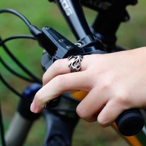 Men'S Ring Domineering Personality, Dragon Ring, Retro Anti-Thai Silver Ring Tide Fashion Jewelry, Open Ring