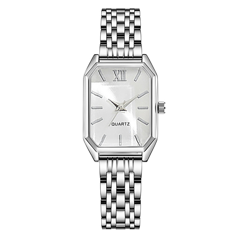 Ladies Watch Schoolgirl Glass Quartz Watch Casual Fashion Women'S Watch Square Ladies Watch