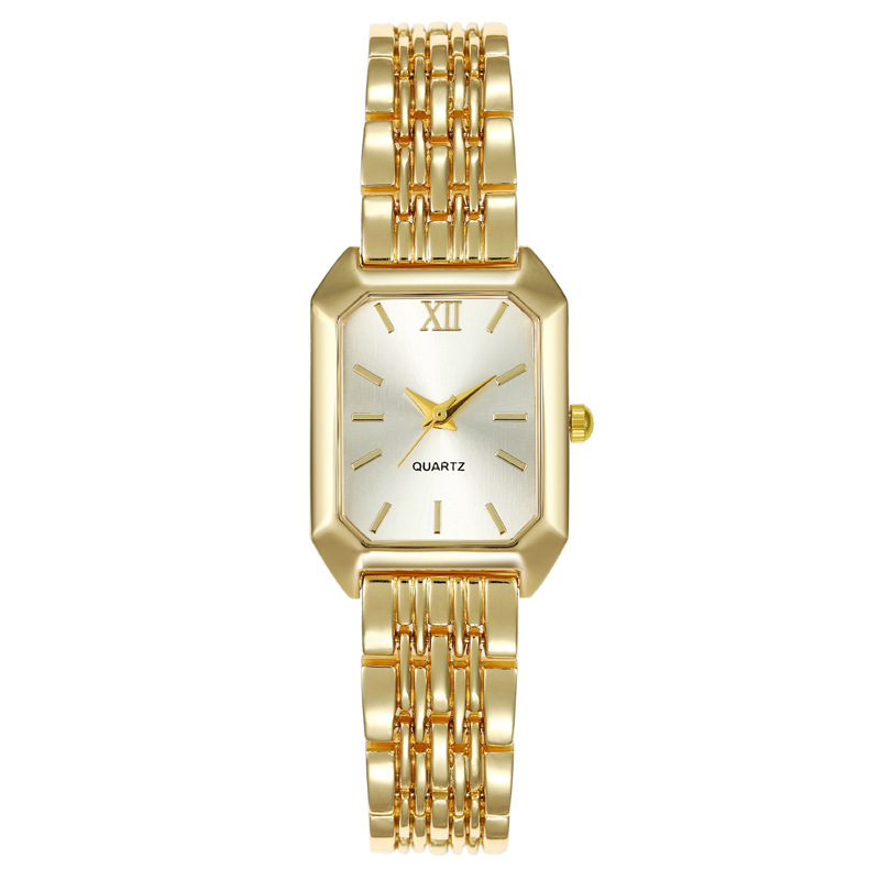 Ladies Watch Schoolgirl Glass Quartz Watch Casual Fashion Women'S Watch Square Ladies Watch