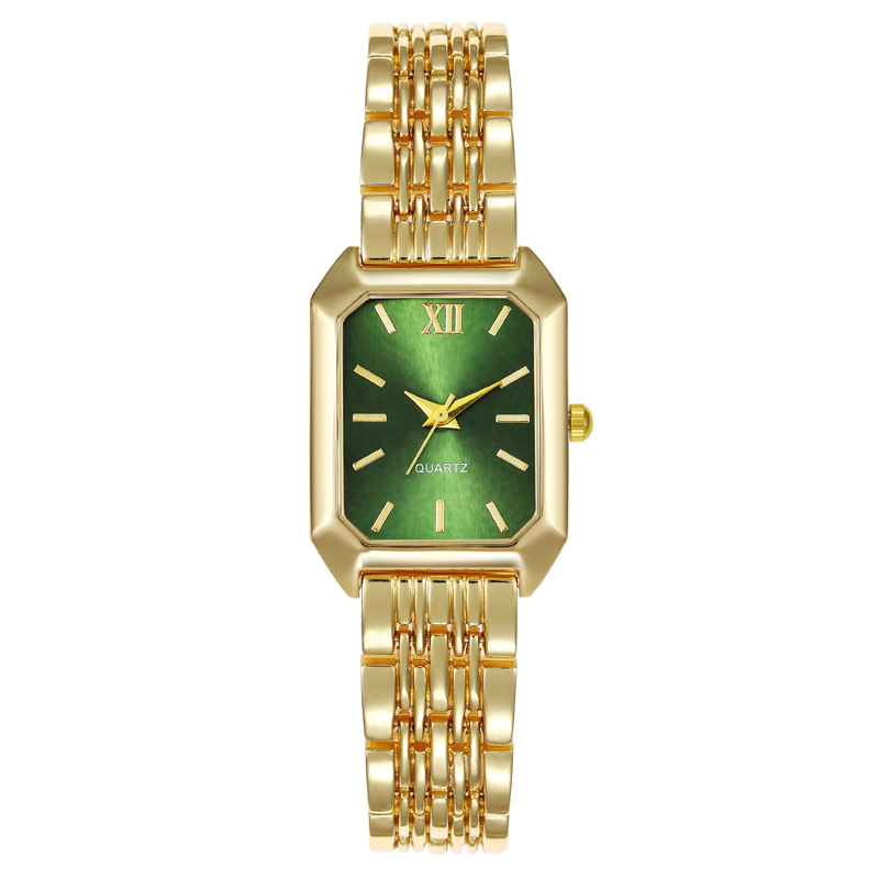 Ladies Watch Schoolgirl Glass Quartz Watch Casual Fashion Women'S Watch Square Ladies Watch