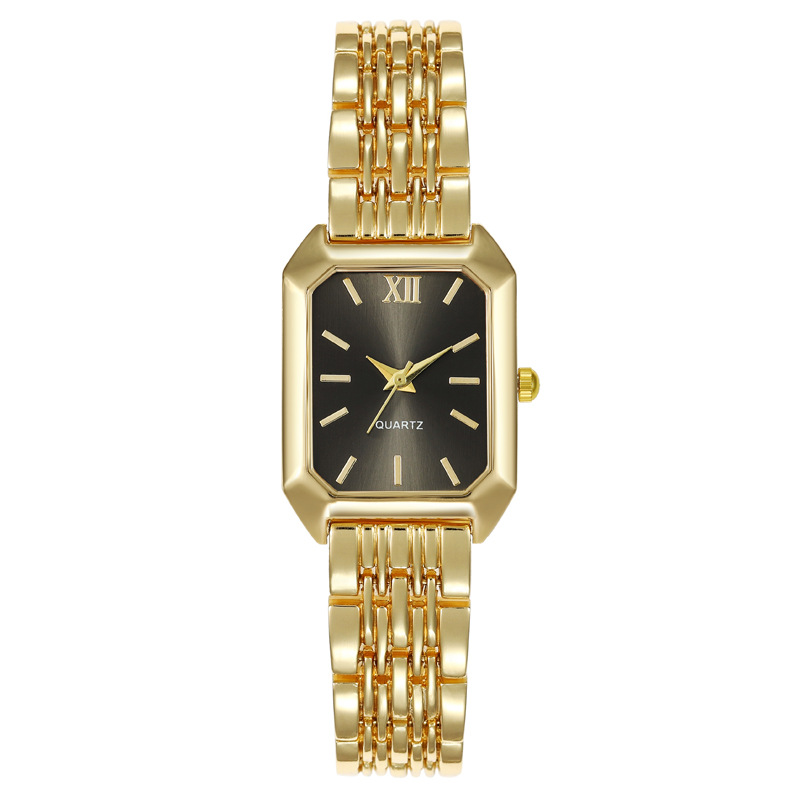 Ladies Watch Schoolgirl Glass Quartz Watch Casual Fashion Women'S Watch Square Ladies Watch