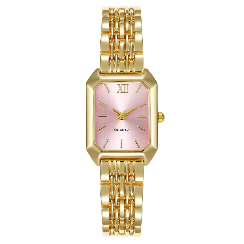 Ladies Watch Schoolgirl Glass Quartz Watch Casual Fashion Women'S Watch Square Ladies Watch