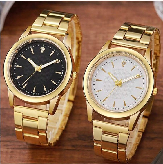 Hot-Selling New Neutral Steel Belt Men'S Watch Women'S Couple Watch Men'S Quartz Watch
