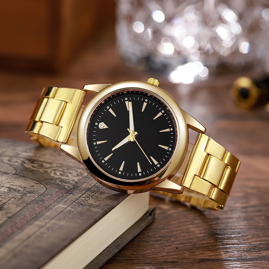 Hot-Selling New Neutral Steel Belt Men'S Watch Women'S Couple Watch Men'S Quartz Watch