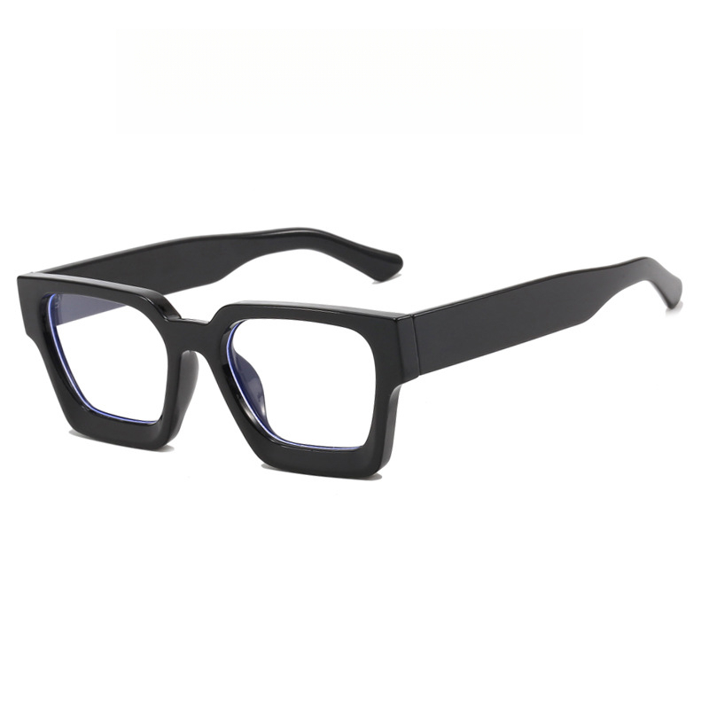 Square Concave Glasses Frame Anti-Blue Light 2023 New Ins Flat Glasses Fashion Glasses Frame