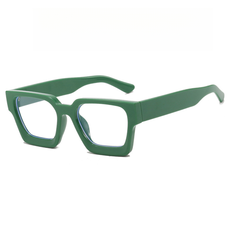 Square Concave Glasses Frame Anti-Blue Light 2023 New Ins Flat Glasses Fashion Glasses Frame