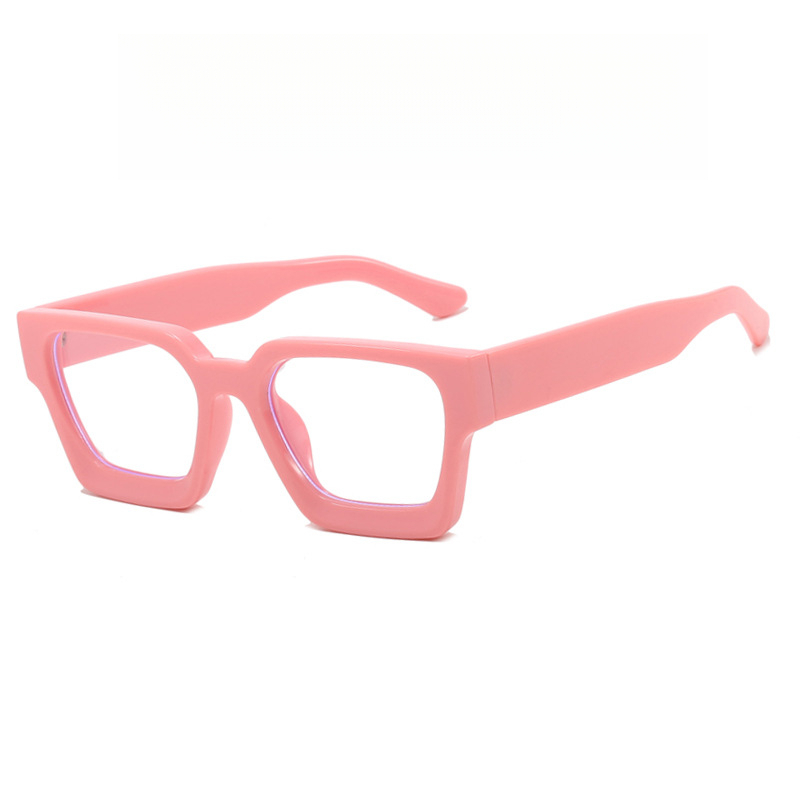 Square Concave Glasses Frame Anti-Blue Light 2023 New Ins Flat Glasses Fashion Glasses Frame