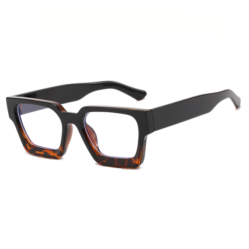 Square Concave Glasses Frame Anti-Blue Light 2023 New Ins Flat Glasses Fashion Glasses Frame