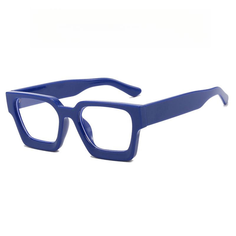 Square Concave Glasses Frame Anti-Blue Light 2023 New Ins Flat Glasses Fashion Glasses Frame