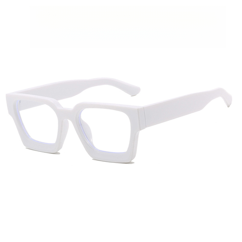 Square Concave Glasses Frame Anti-Blue Light 2023 New Ins Flat Glasses Fashion Glasses Frame