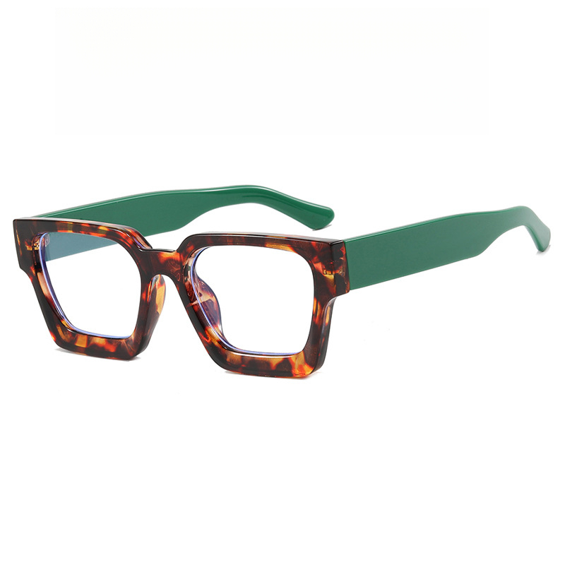 Square Concave Glasses Frame Anti-Blue Light 2023 New Ins Flat Glasses Fashion Glasses Frame