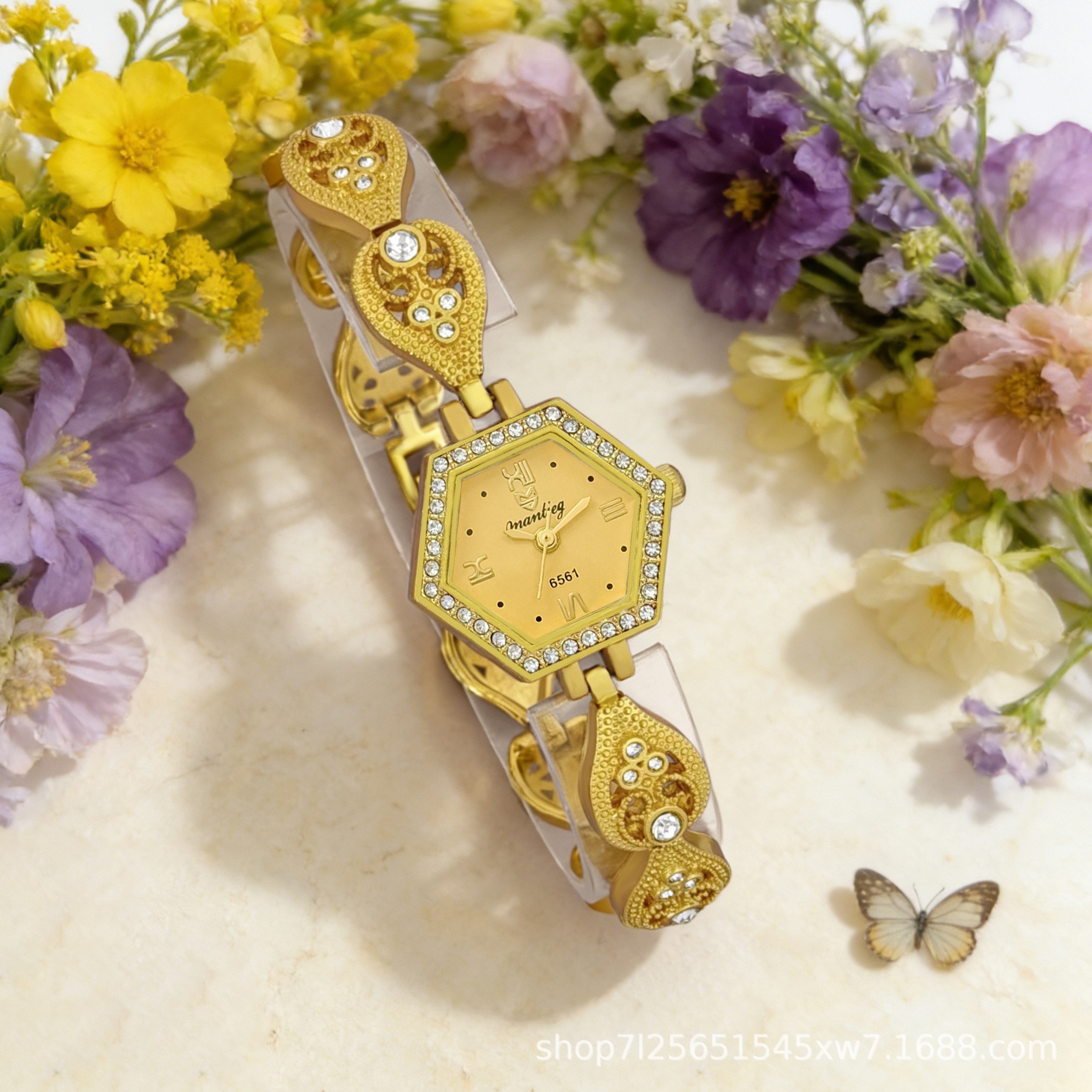 Watch Female Student Old Retro Bracelet Trend Simple Fashion Casual Women'S Watch Personalized Quartz Watch Women'S Watch