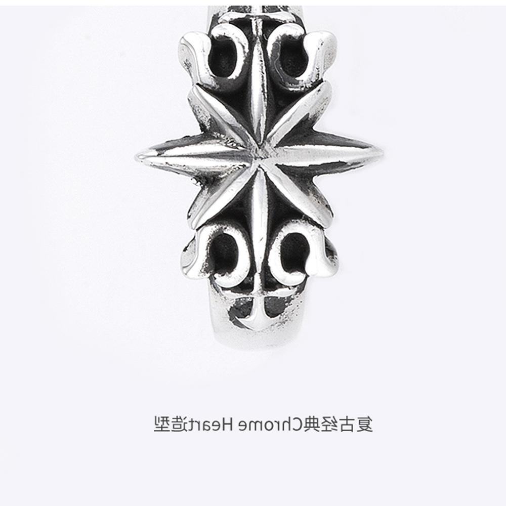 Hexagram Ring Plain Silver Retro Personalized Ring Niche Design Cold Wind Ring Ring Factory