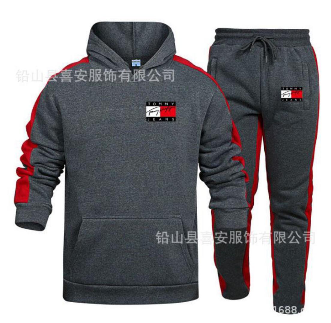 Grab TH tracksuits their classical, cool style, blending casual comfort with a touch of sporty. They feature a two-piece set,a hoodie and joggers, made from a soft cotton.