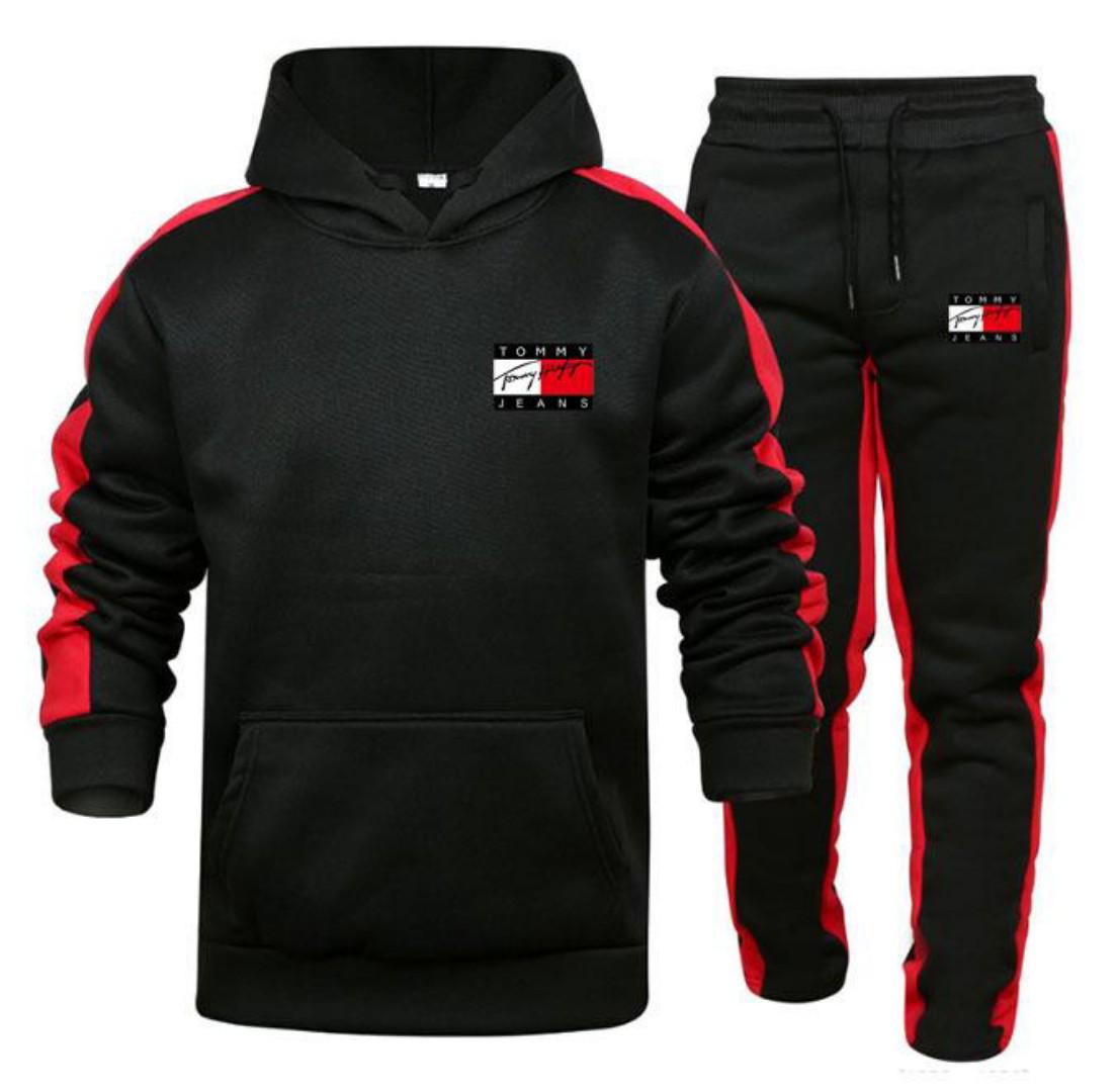 Grab TH tracksuits their classical, cool style, blending casual comfort with a touch of sporty. They feature a two-piece set,a hoodie and joggers, made from a soft cotton.