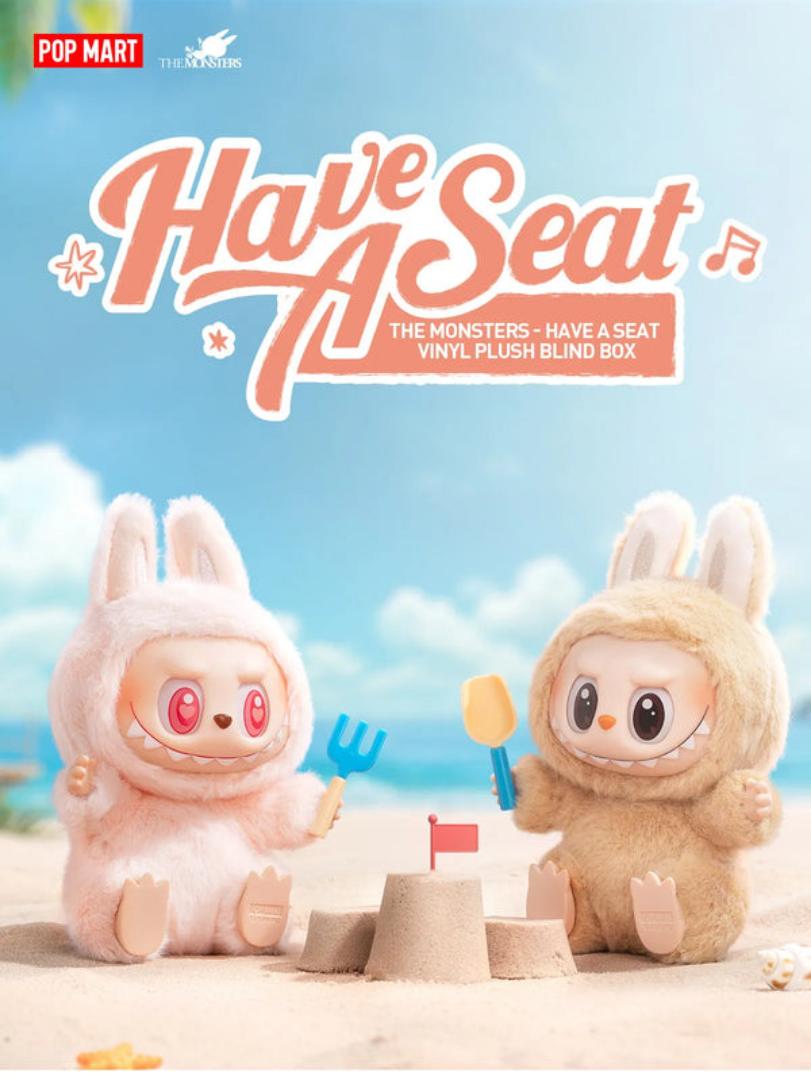 POP MART THE MONSTERS Have a Seat Vinyl Plush Blind Box