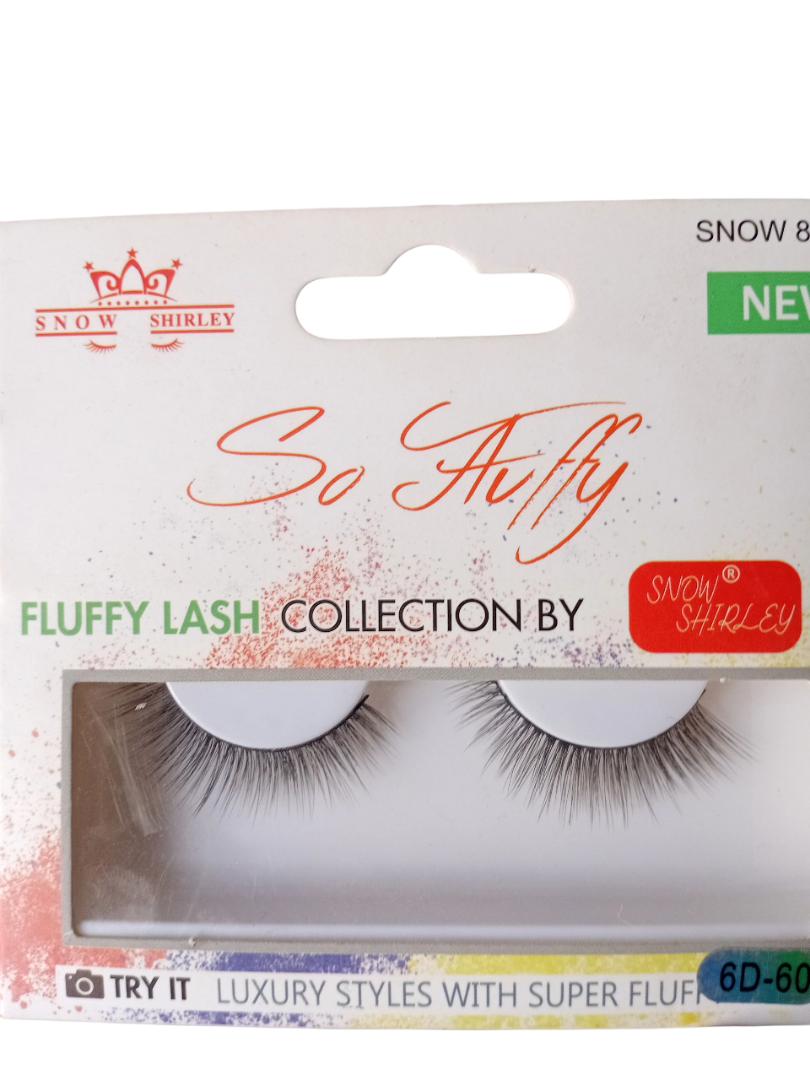 Fashion Beauty 6D Mink Eyelashes False Faux Eyelashes 2 Pairs Reusable up to 3 Times view 2