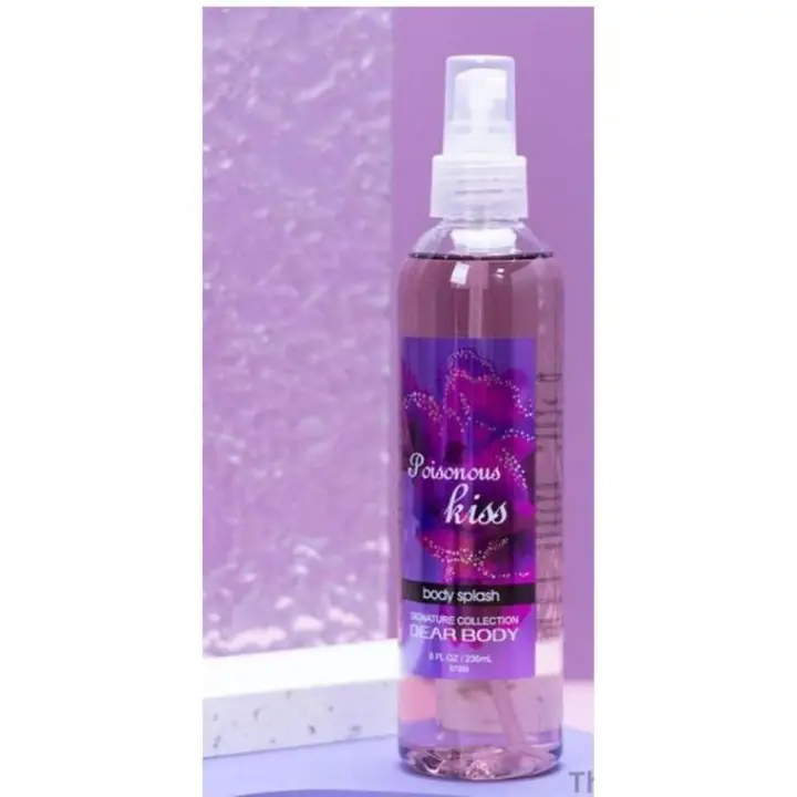 Dear Body poisonous Kiss Body Splash Unique and Thought Provoking Fragrance Fresh Fragrance Body Splash Sweet Vanilla Best Gift For Someone Body Sprays Body Splash Signature Collection Body Luxuries