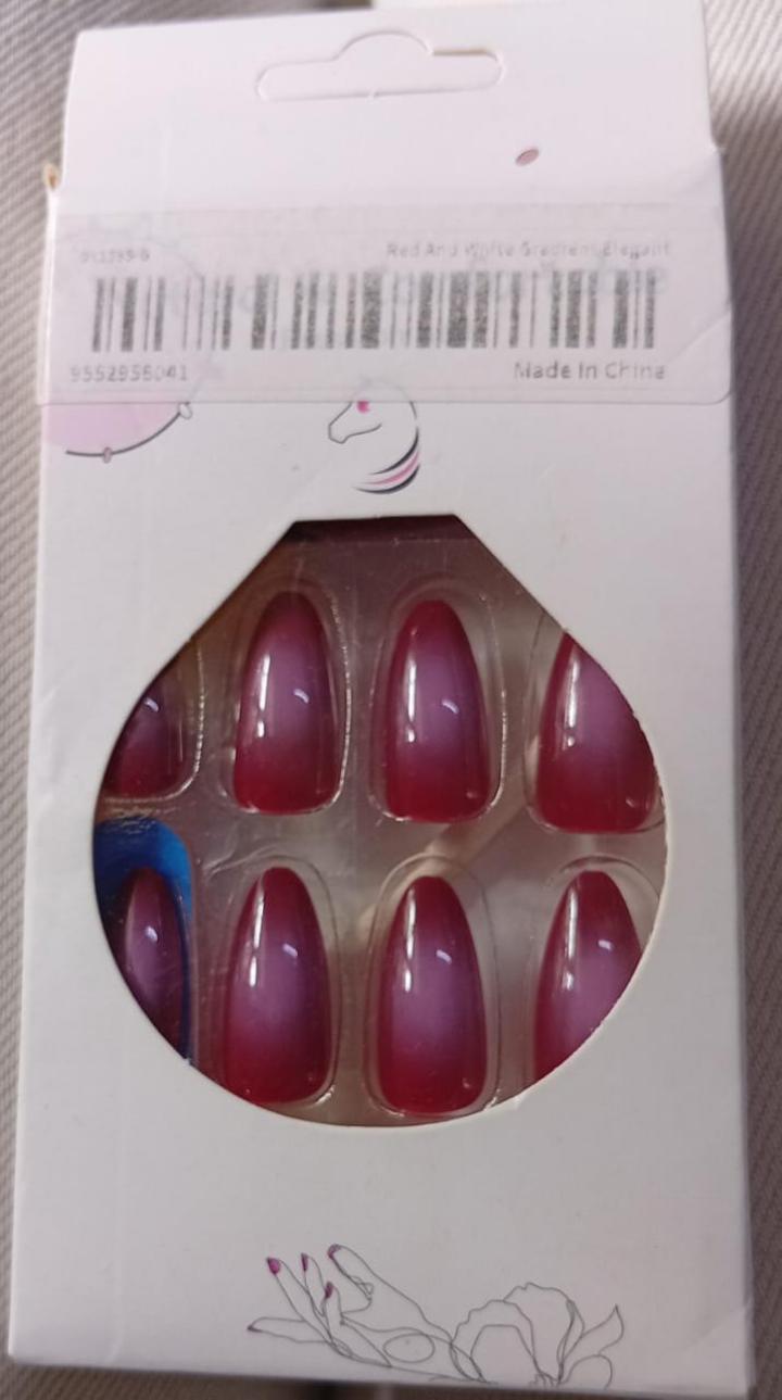 24 pcs Pattern Long & Short Luxury Press On Ballerina Nails Acrylic Stickons + Application Glue (1 Pack) Long Luxury Press On Ballerina Coffin Nails Acrylic Stickons Pressons False Faux Manicure Nails