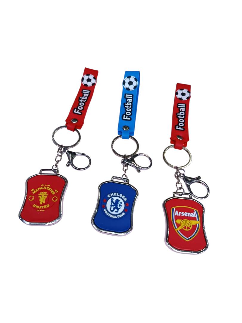 Football 3D Keychains! These cool keychains feature football jerseys in eye-catching 3D form - perfect for any sports fan!!! Get yours now and show your love for your favourite TEAM