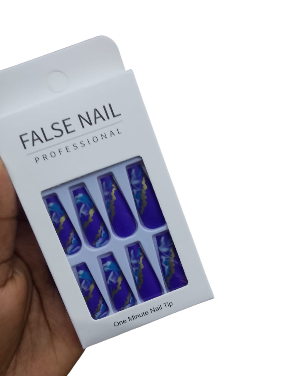 24 pcs Pattern Long & Short Luxury Press On Ballerina Nails Acrylic Stickons + Application Glue (1 Pack) Long Luxury Press On Ballerina Coffin Nails Acrylic Stickons Pressons False Faux Manicure Nails