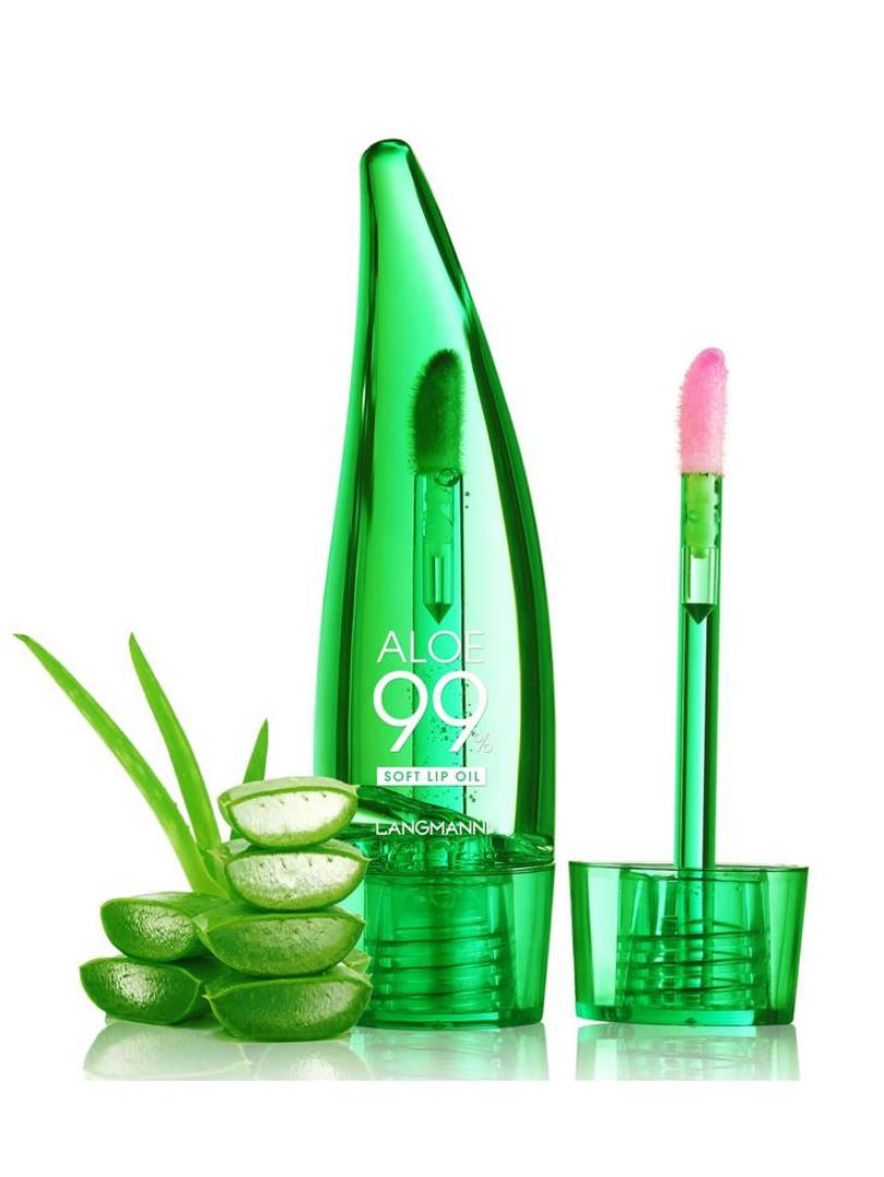 99% Aloe Vera Temperature - changing Lip Balm, Anti - dryness, Long - lasting Moisturizing, Transparent Liquid