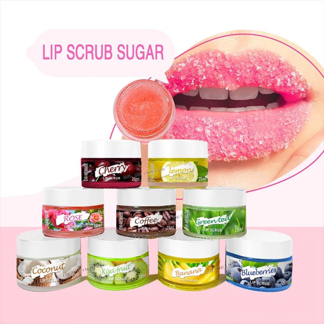 Lip Scrub Organic Exfoliating Moisturizing Collagen Protein Moisturizing and Scrub Sugar