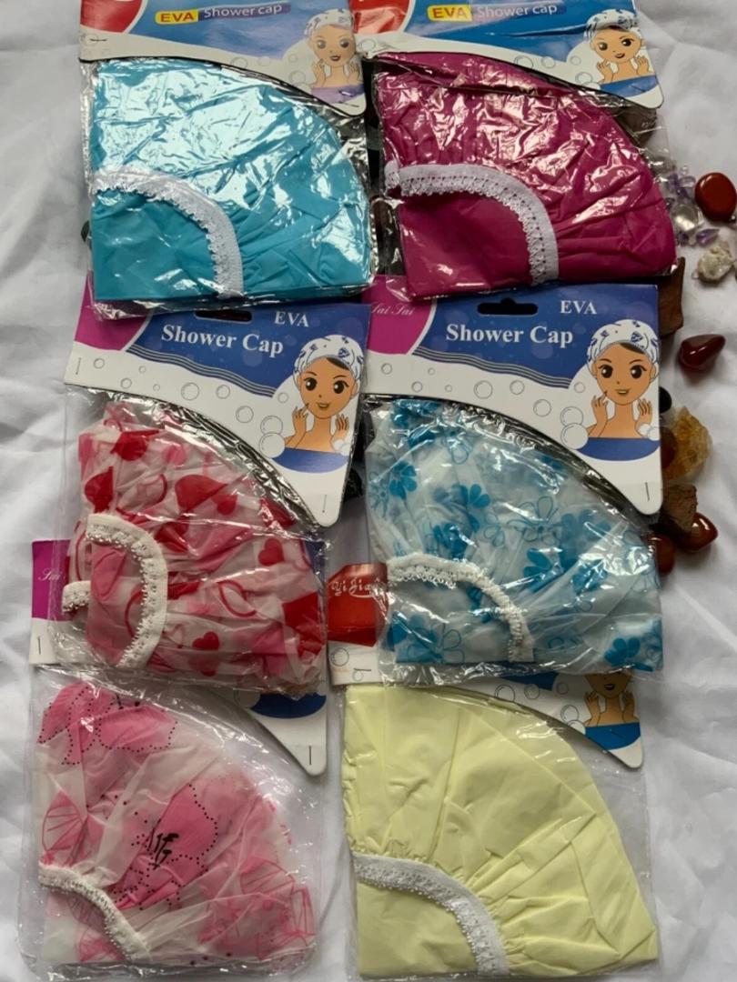 Eva Bathroom Bath Shower Cap Reusable Elastic Band Caps