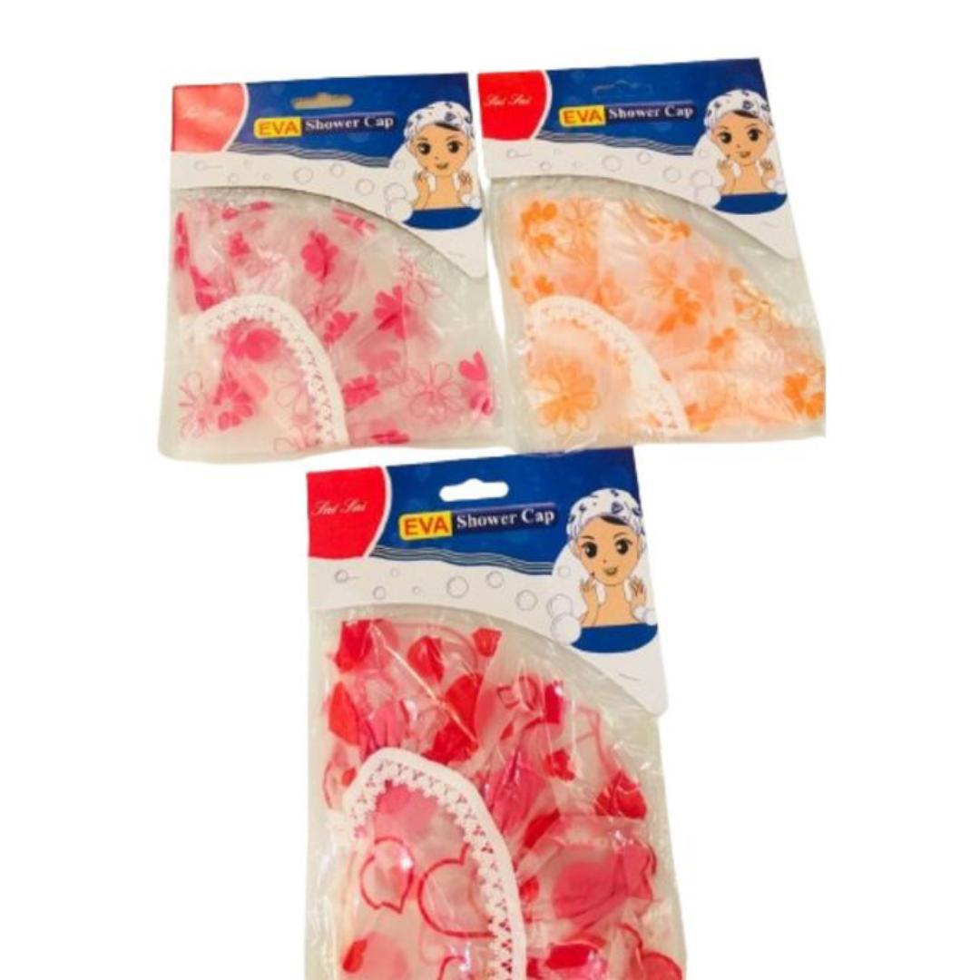 Eva Bathroom Bath Shower Cap Reusable Elastic Band Caps