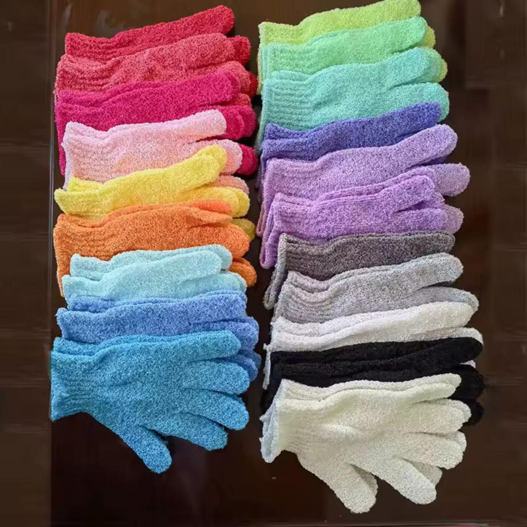 Bath Gloves Skin Bath Shower Wash Cloth Exfoliating Body Massage Sponge Shower Scrubber Back Scrub Moisturizing Spa Supplies