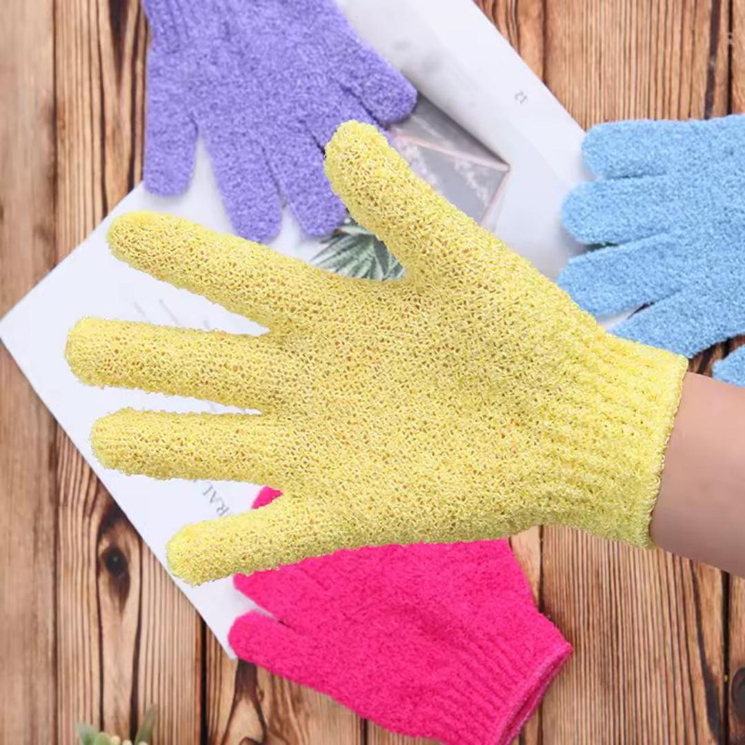 Bath Gloves Skin Bath Shower Wash Cloth Exfoliating Body Massage Sponge Shower Scrubber Back Scrub Moisturizing Spa Supplies