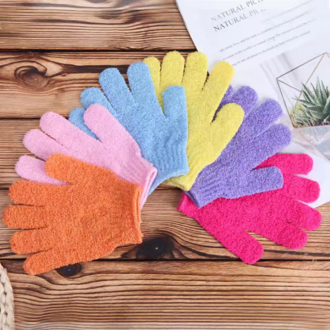 Bath Gloves Skin Bath Shower Wash Cloth Exfoliating Body Massage Sponge Shower Scrubber Back Scrub Moisturizing Spa Supplies