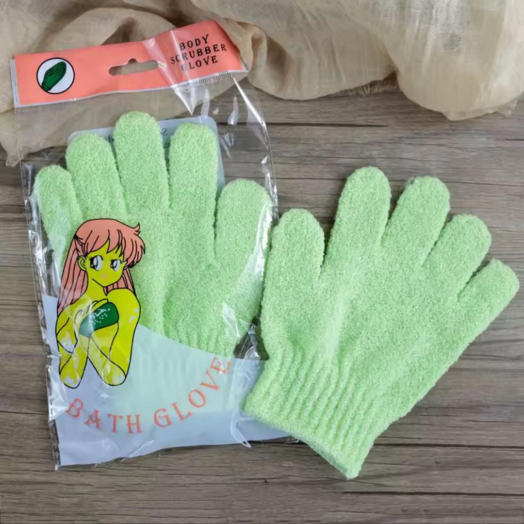 Bath Gloves Skin Bath Shower Wash Cloth Exfoliating Body Massage Sponge Shower Scrubber Back Scrub Moisturizing Spa Supplies