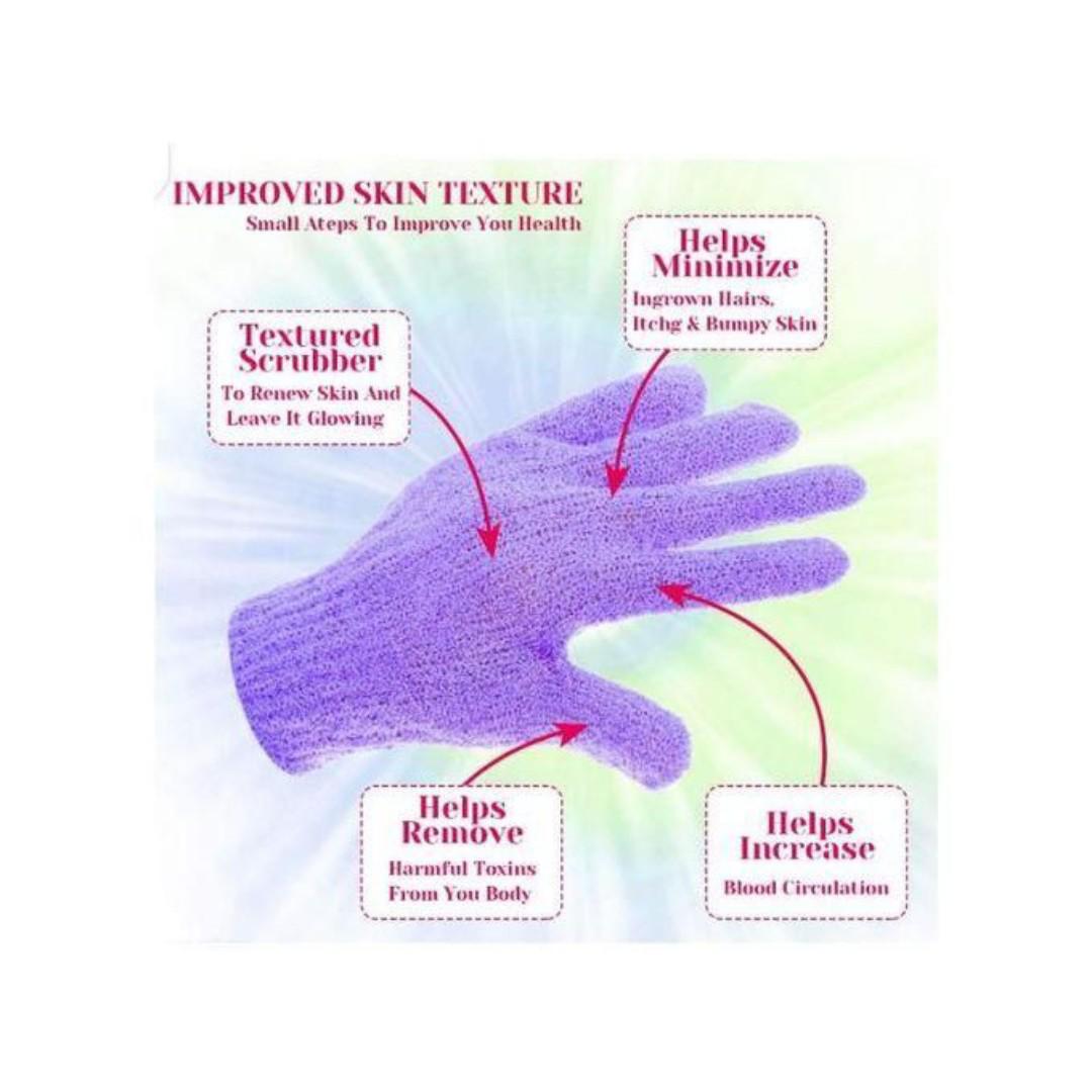 Bath Gloves Skin Bath Shower Wash Cloth Exfoliating Body Massage Sponge Shower Scrubber Back Scrub Moisturizing Spa Supplies