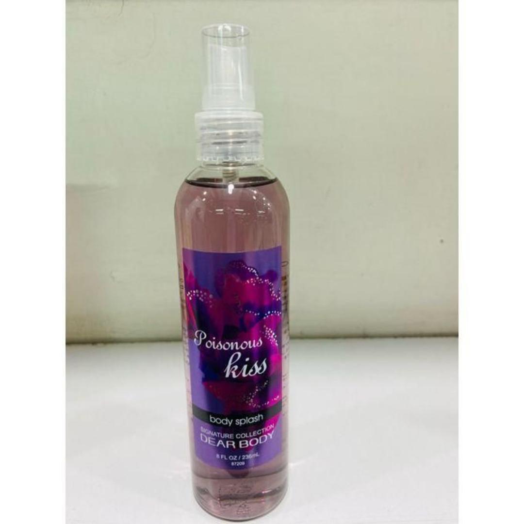 Dear Body poisonous Kiss Body Splash Unique and Thought Provoking Fragrance Fresh Fragrance Body Splash Sweet Vanilla Best Gift For Someone Body Sprays Body Splash Signature Collection Body Luxuries