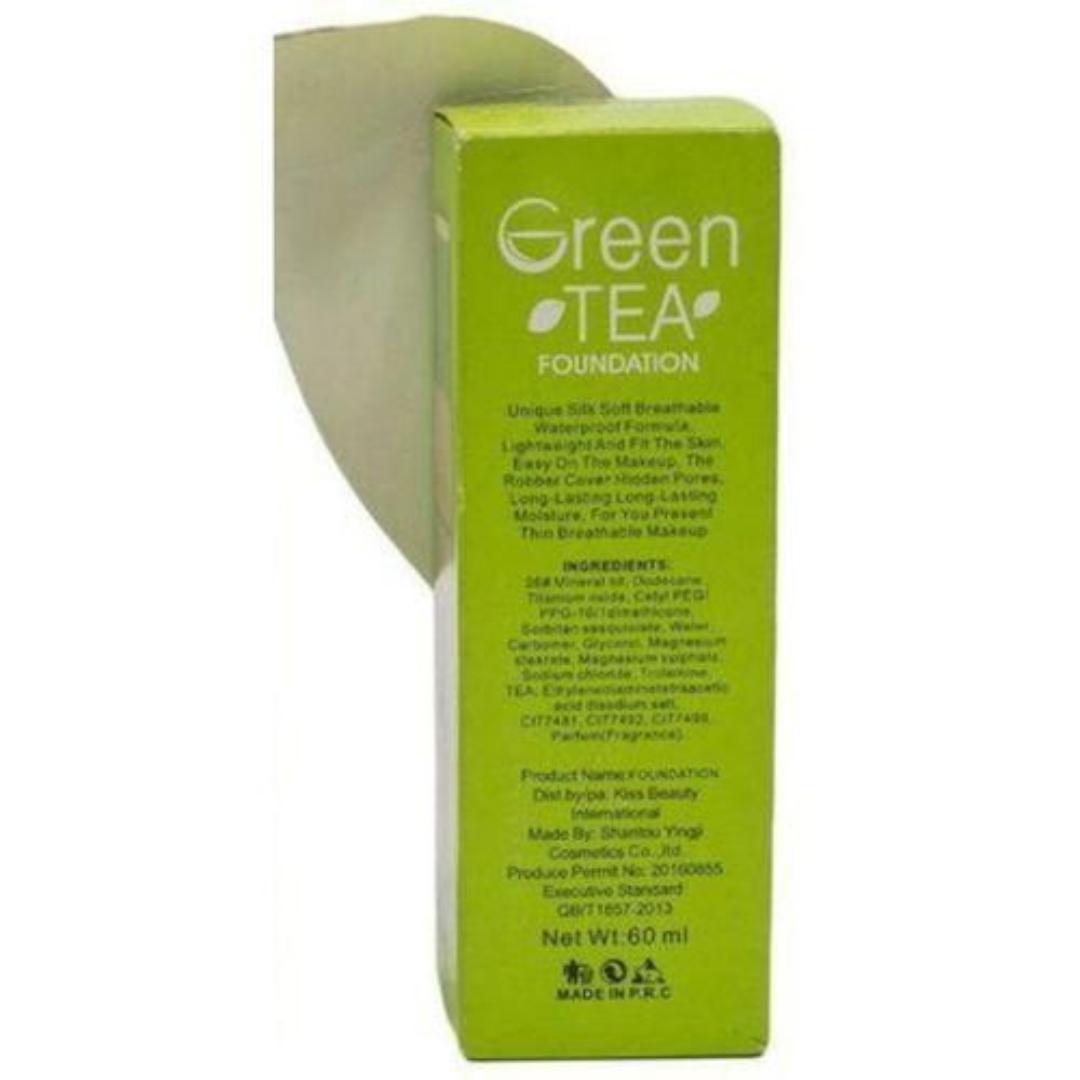 Kiss Beauty Green Tea Detox Organic Foundation Medical BB Matte medium coverage view 3
