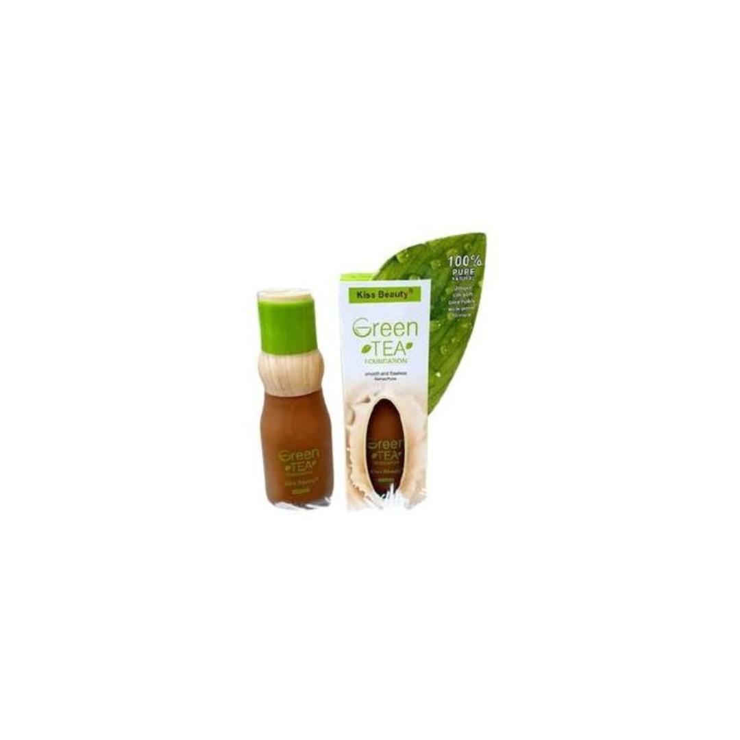 Kiss Beauty Green Tea Detox Organic Foundation Medical BB Matte medium coverage view 4