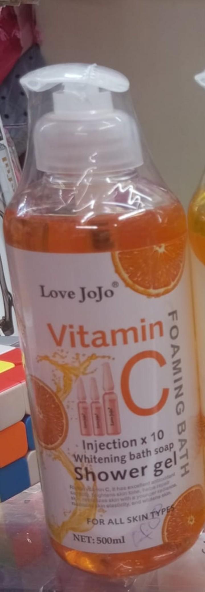 Love Jojo Vitamin C Whitening Bath  Shower gel leaves you skin brighter and even tone