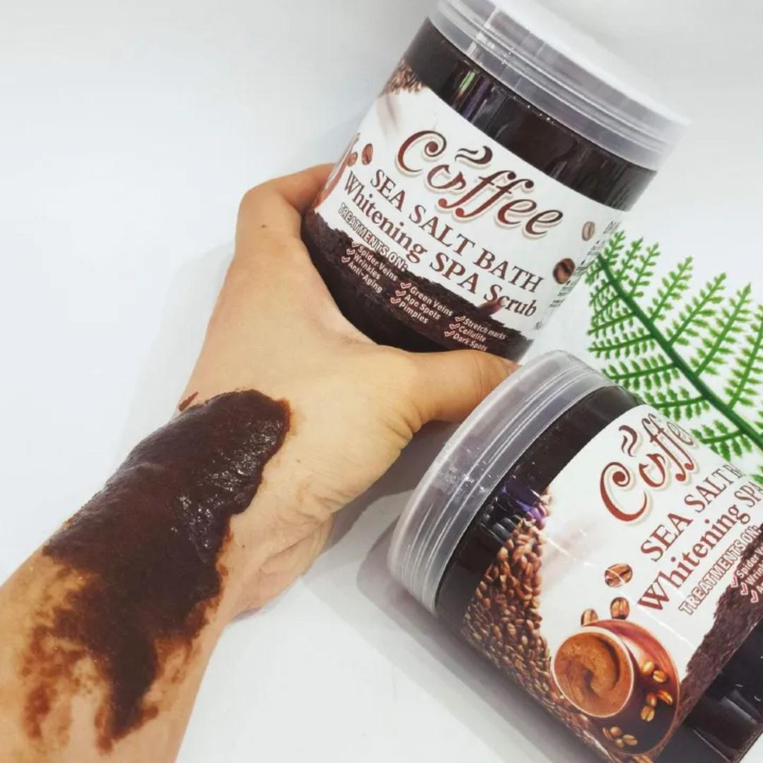 Coffee Body Scrub: awaken your skin’s natural glow with an invigorating and revitalizing blend designed to refresh and rejuvenate your skin.