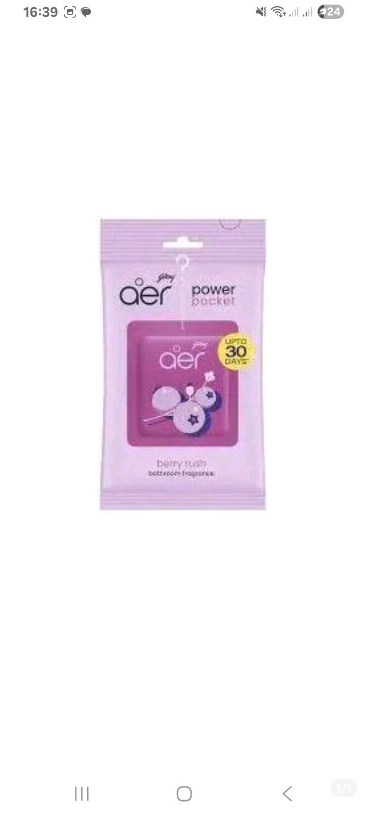 AER Power Pocket Fragrance – Freshness That Goes Everywhere With You
 it's  a compact, long-lasting air freshener designed to keep your small spaces smelling clean and vibrant.Its portable pocket size