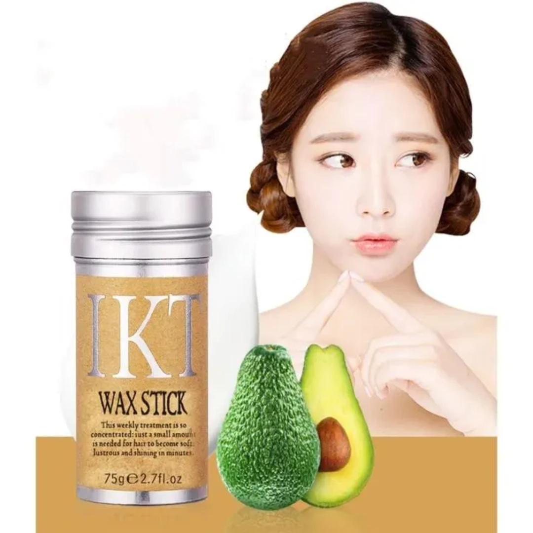 IKT Glue Wax Wig Stick is a lightweight, portable styling tool designed to tame flyaways, smooth edges, and keep wigs, weaves, and natural hair sleek and polished. Its wax-based formula.
