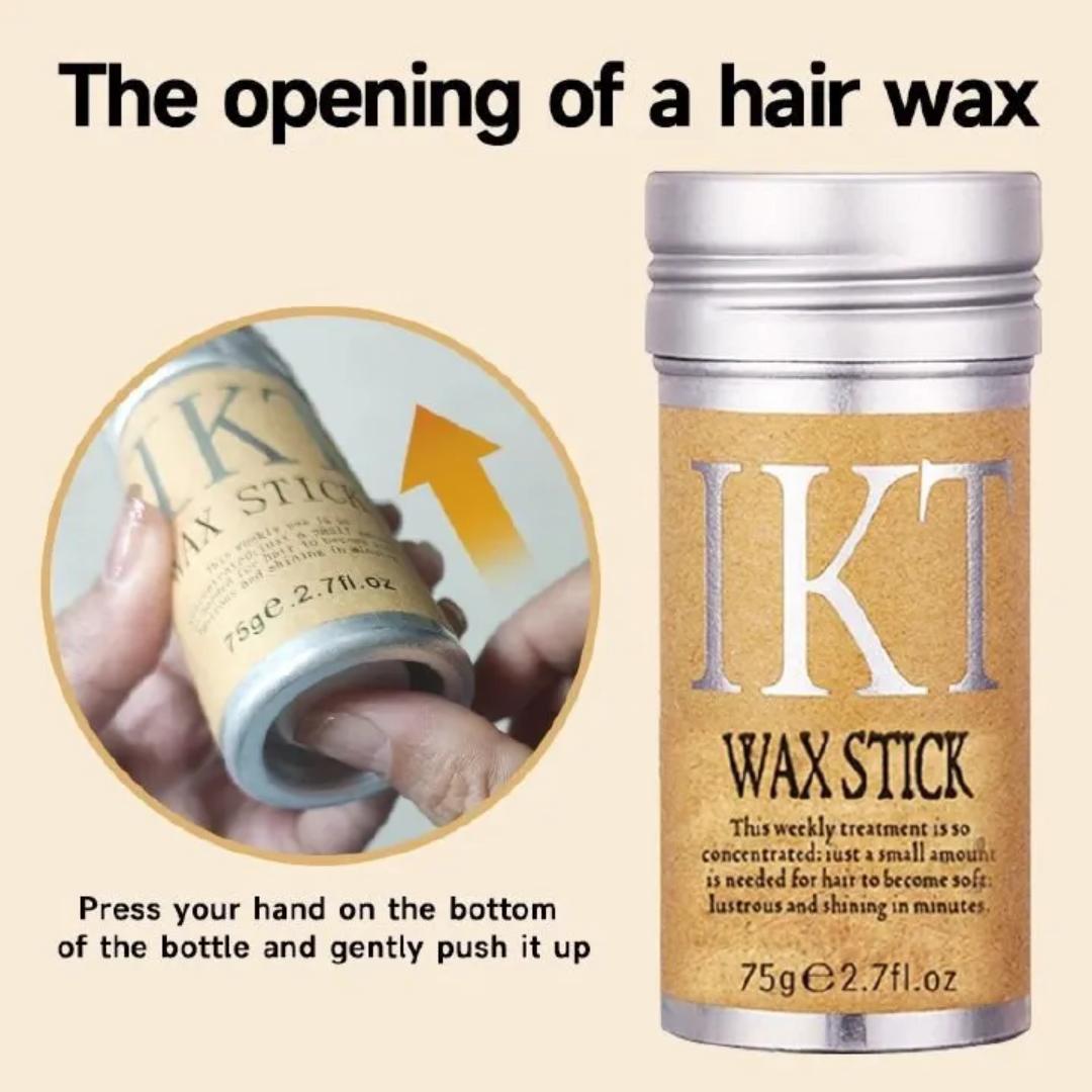 IKT Glue Wax Wig Stick is a lightweight, portable styling tool designed to tame flyaways, smooth edges, and keep wigs, weaves, and natural hair sleek and polished. Its wax-based formula.