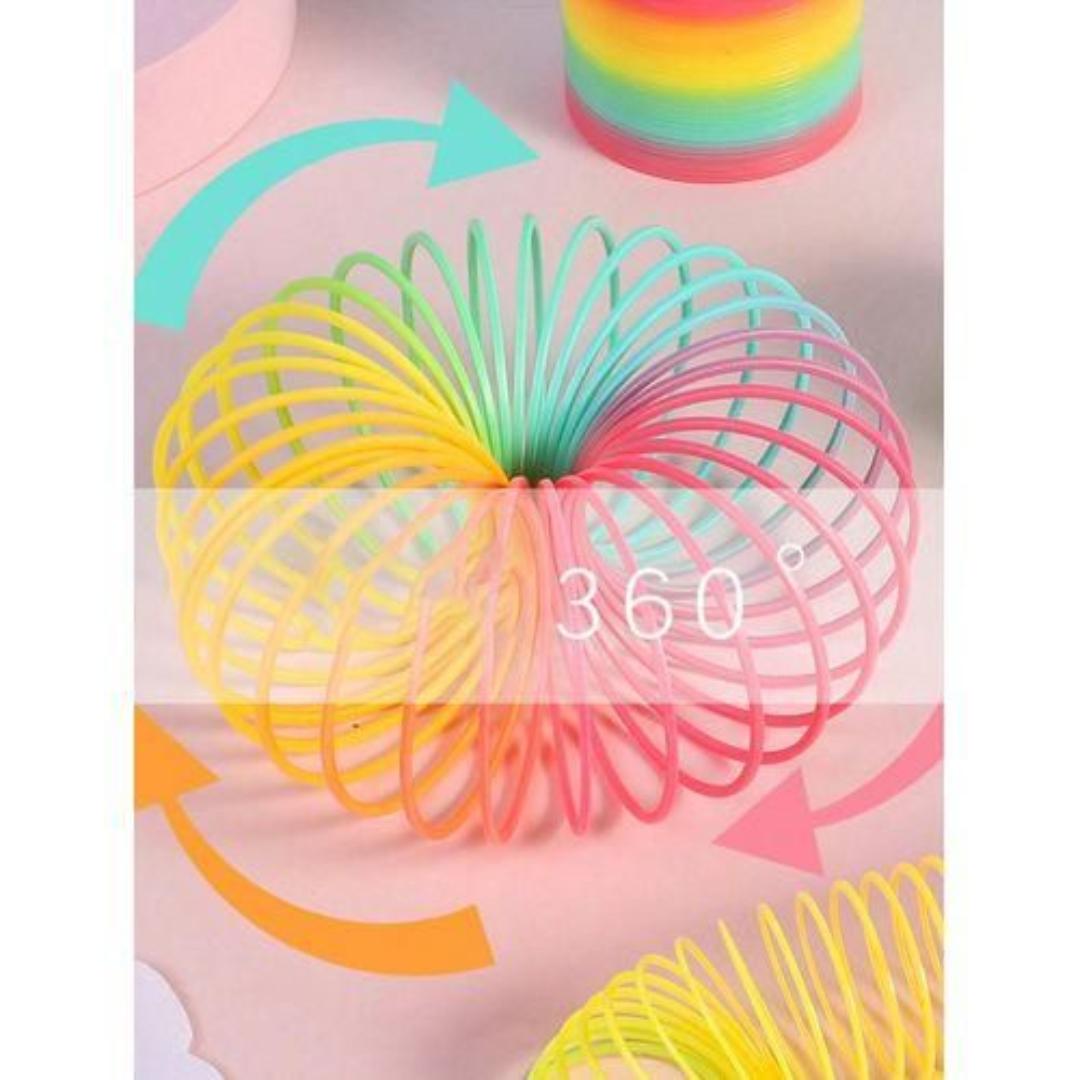 Yo yo Yoyo Magic Spring Toys Fidget Toys Elastic Plastic Coil Pen Holder