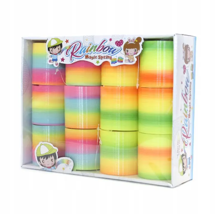 Yo yo Yoyo Magic Spring Toys Fidget Toys Elastic Plastic Coil Pen Holder