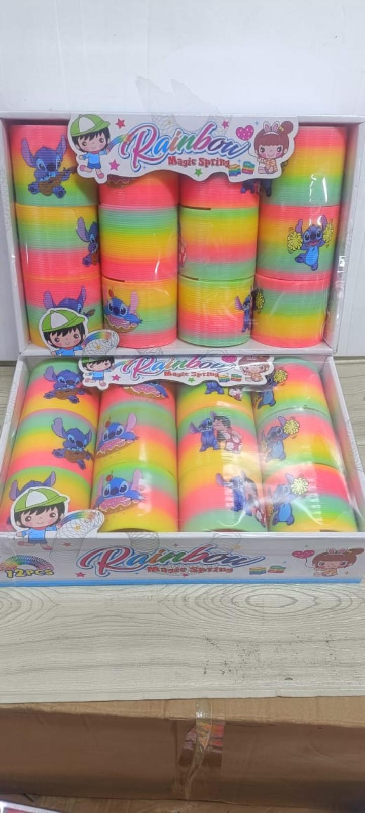 Yo yo Yoyo Magic Spring Toys Fidget Toys Elastic Plastic Coil Pen Holder